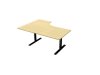 Bord El h 1,6x1,2x0,8x0,6m bjrkla/svart