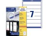 Etikett AVERY 192x38mm Prmetikett 700st/fp