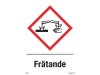 Skylt Frtande A4 Plast