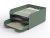 Brevkorg ALBA metall 3-facks A4 gr�n