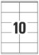  Etikett 105x57mm 100ark/1000st etiketter/fp 