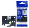 Tape 12mm TZe-931 svart p� silver