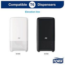 Toalettpapper Tork Advanced T6, 27rl/krt, 127530