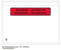  Packsedelsfickor C5 225x165 med tryck PACKSEDEL 1000st/fp 