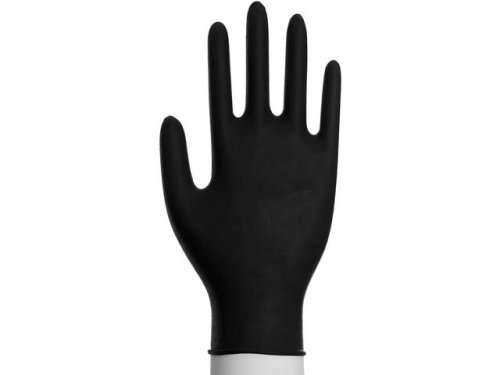 Handske nitril puderfri svart M 100/FP
