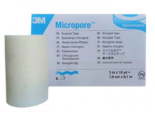 Micropore Vit u hllare 7,5cmx9,1m 4/FP