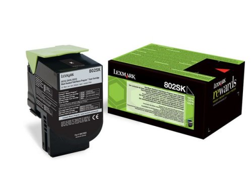 Toner LEXMARK 80C2SK0 802SK 2,5K svart