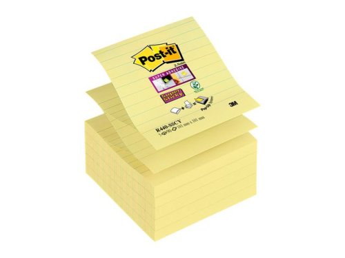 Notes POST-IT Z SS Canary 101x101mm 5/F