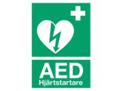 Klisteretikett A5 Hjrtstartare AED