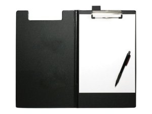  Skrivplatta STAPLES med omslag svart 
