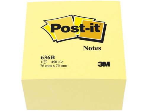 Notes POST-IT 100x100mm gul