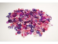  Plastpärlor mix lila/rosa 1000/FP 