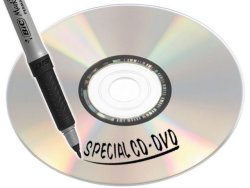 Mrkpenna BIC Marking CD/DVD svart