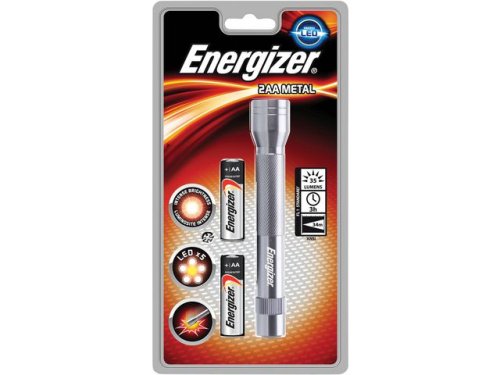 Ficklampa ENERGIZER metall LED 2 AA