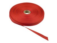  Bomullsband 50mx13mm röd 
