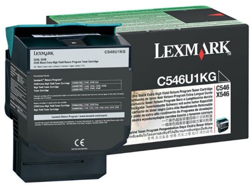 Toner LEXMARK C546U1KG 8K svart