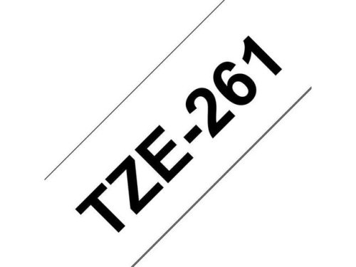 Tape BROTHER TZE261 36mm svart p vit