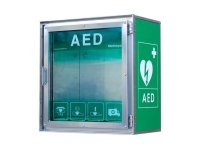  Utomhusskåp för AED rostfritt stål 