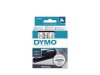  Tape DYMO D1 9mm svart på vit 