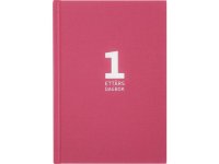  1-årsdagbok linne rosa - 1091 