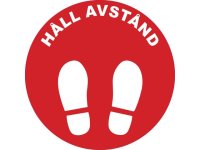  Golvdekal 'HÅLL AVSTÅND' 10/FP 