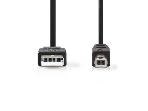 Kabel NEDIS USB 2.0 A-B 2m svart