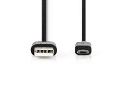 Kabel NEDIS USB-A ha - USB Micro B 2m sv