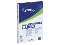  Etikett LYRECO 105x70mm 800/FP 