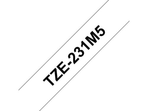Tape BROTHER TZE231M5 12mm S p V 5/fp