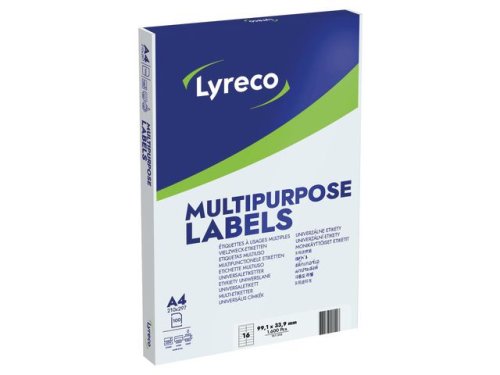 Etikett LYRECO 99,1x33,9mm 1600/fp