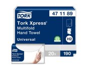Handduk TORK Uni H2 Xpress 2-lag 3800/FP