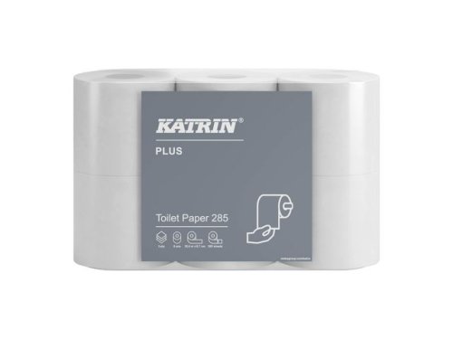 Toalettpapper KATRIN Plus 285 Soft 3-lag 35,6m/rl 42rl/fp